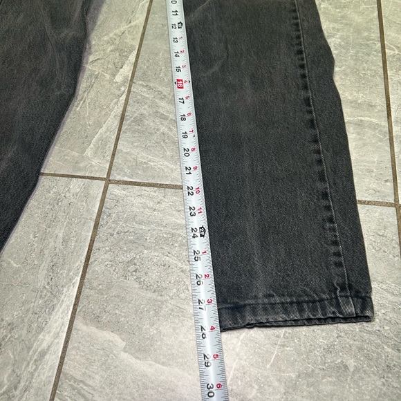 Vintage 90s GAP Black High Rise Mom Jeans USA Made 26x28 - Picture 6 of 6